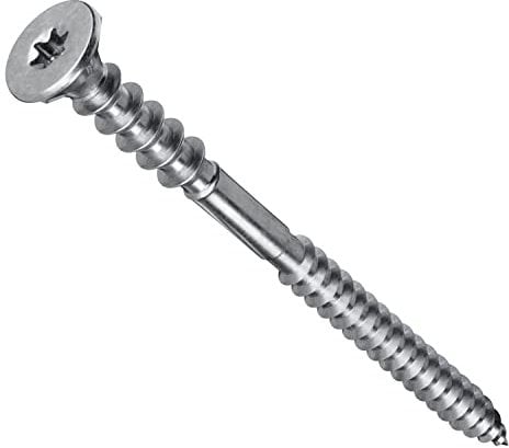 PARCO Justierschrauben 6x70 mm - 200 Stück - TX25 - Abstandsschrauben für Holzlatten - Dach und Trockenbau - Senkkopf - Verzinkt - German Quality