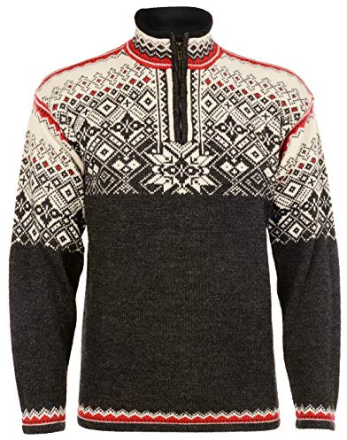 Norlender Men's Norwegian Wool Narvik Pullover Sweater (L) Charcoal