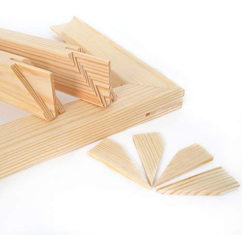 Mein Landhaus Keilrahmenleisten 2er Pack Selbstbau Keilrahmen Länge 20 bis 100cm (2 x 20cm)