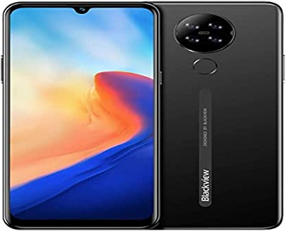 Blackview A80 Android 10 Téléphone Portable 4G, Ecran 6,21'' HD +, Quatre Caméras Arrière, 2 Go+16 Go, Batterie 4200 MAh, 8,8 Mm Design Elégant Et Mince