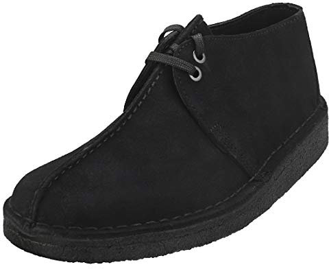 Clarks Desert Trek Suede Stivali Neri da Uomo-UK 7 / EU 41
