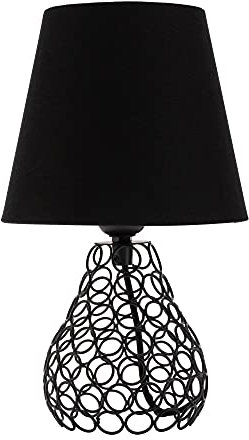 Pauleen 48210 Black Brilliance Tischleuchte max. 20 Watt Schwarz Stoff, Metall E27