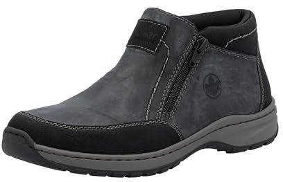 Rieker 03352, Stivali alla Moda Uomo, Grigio, 46 EU
