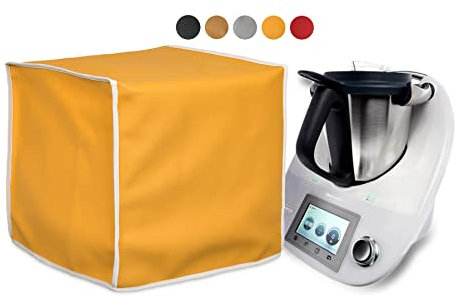 HOMELAY Schutzhülle von hoher Qualität, kompatibel mit Thermomix TM6 TM 6, Handwerkskunst, schmutzabweisend, antibakteriell, farbige Abdeckung (Senfgelb)