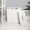 Homme Concept - Bathroom Storage Box - Bathroom Storage Unit - Multi-Purpose Organiser - Compact Bathroom Organiser, White Bathroom Floor Cabinet, Neat Small and Tidy for Bathroom Cleaning Products.