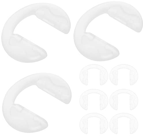 10st Nasenpads Für Silikonbrillen Wiederverwendbare Nase Nerd Wachs Anti-nasenpads Nasenpolster Für Brillen Große Sauberes Glas Kieselgel rutschfest Lieferungen