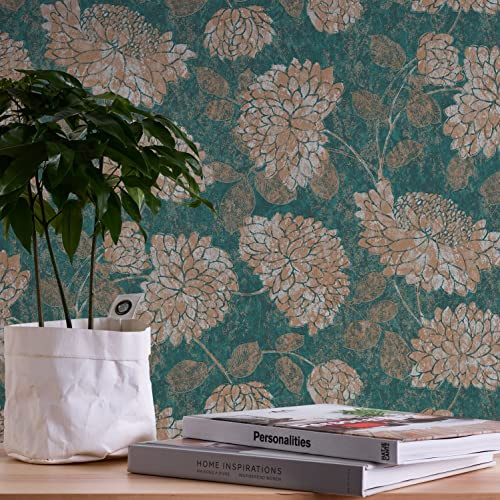 A.S. Création Attractive 2 390254 Floral Non-Woven Wallpaper 10.05 m x 0.53 m Made in Germany