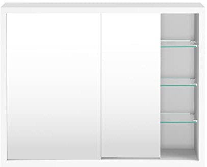 VDD Armoire à Pharmacie - Armoire de Toilette au-Dessus du lavabo - 50 x 40 x 14 cm