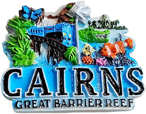 Great Barrier Reef Cairns Queensland Australien Magnet Kühlschrank Kühlschrank Magnet Dekoration Aufkleber Souvenir Harz Handwerk Küche Whiteboard