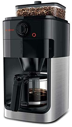 INPETS Macchina da caffè a goccia Macina e Brew Macchina da caffè automatica con macinacaffè incorporato per la casa Macchina per caffè espresso