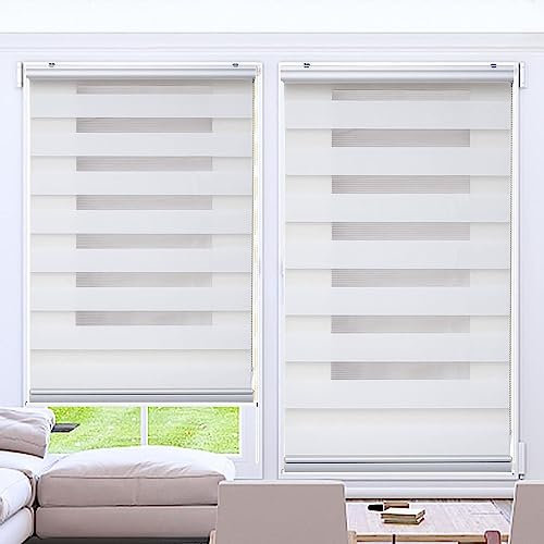 Lamellenvorhang Jalousie Jalousette 65 x 200 cm Einfache Montage, Schutz der Privatsphäre Sichtschutz-Rollo Jalousette Jalousien Inkl. Aller Montage-Teile für Schlafzimmer, Weiß
