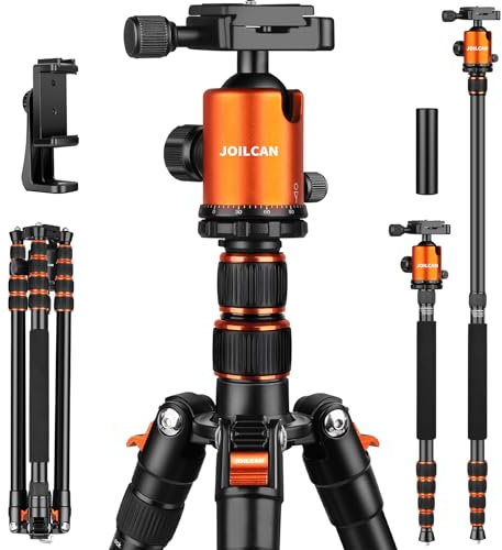 80/85 inches Heavy Duty Tripod for Camera Phone, 85 Camera Tripod Monopod
