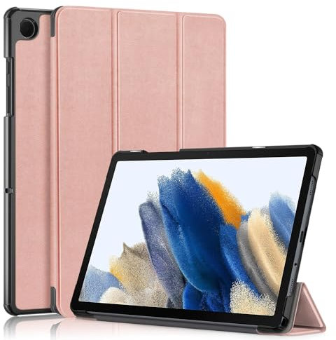 TOPCASE Funda para Samsung Galaxy Tab A9 Plus 11 Pulgadas 2023 SM-X210/X216/X218,Ultra Delgado Carcasa con Soporte Función y Auto-Sueño/Estela,Oro Rosa