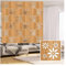 Hängender Raumteiler Hängende Raumtrenner Dekorative Wandpaneele, Privatsphäre Trennwände Raumtrenner Trennwand Panel von der Decke für Wohnzimmer-Schlafzimmer-Heimtrennung ( Color : Natural a , Size