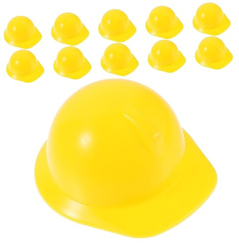 TOYANDONA Puppen-schutzhelm-spielset 10 Stück Mini-schutzhelme Mini-Helm-Spielzeug Für Fantasievolles Spielen
