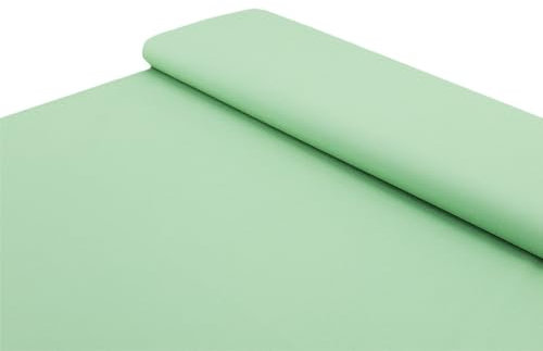 Baumwoll Stoff 100% Baumwolle uni hellgrün - Meterware ab 25 cm x 150 cm - Stoff zum Nähen