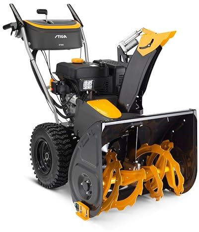 STIGA ST 966 - Lama da neve a due stadi con motore a scoppio da 302 cc e comandi elettrici
