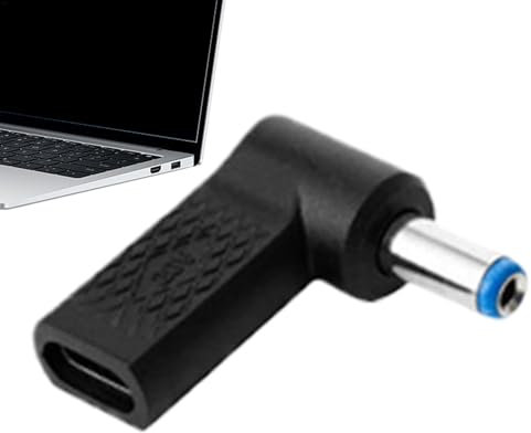 USB C PD to DC Barrel Adapter, High Compatibility Ring Barrel Plug to USB C Adapter DC Charger, Practical Barrel PD Trigger Adapter Charger Adapter for Most Laptops