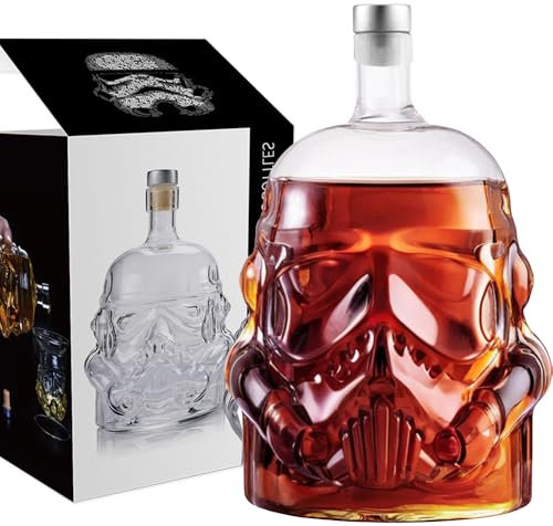 Whiskey Decanter Personalized Flask Carafe Lead-Free Decanters for Bourbon, Scotch Whisky, Cognac, Tequila Christmas Gifts for Men