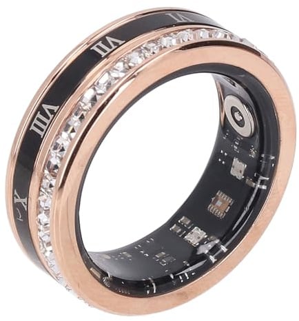 Smart Ring, Ring Zur Verfolgung Körperlicher Aktivität mit IP68 Wasserdicht, Unterstützt BT 5.1, App, Schrittzähler, Tragbarer Smart Ring Als Geburtstagsgeschenk (9)