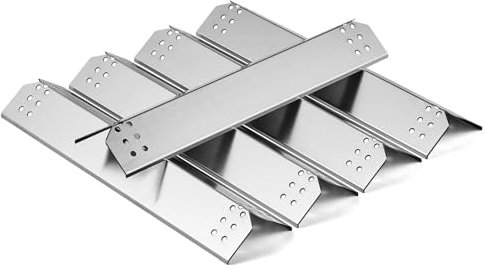 Oklagarden Grill Ersatzteile für Megamaster 720-0982 720-0804 Grillteile 0406041900AE 04007620A0 Flame Tamer 720-0983C 720-0804D 5 Brenner Grillteile Hitzezelt Hitzeschilder Platten