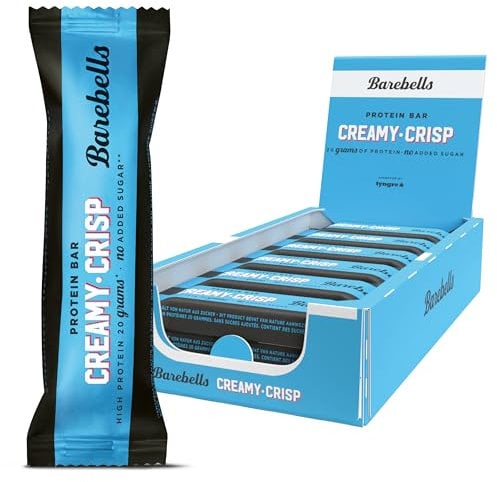 Barebells Barre de protéine 20g proteine, 12x55g chocolat protein bars (Creamy Crisp)