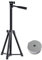 for Mini Dish Rectangular Satellite Tripod Stand, 11.81-19.68in Adjustable Height Heavy Duty Stand Mount with Aluminum Alloy Adapter, for RV Travel