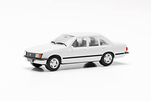 Opel Rekord E Limousine Weiss 1977-1986 H0 1/87 Herpa Modell Auto mit individiuellem Wunschkennzeichen