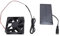 0.8W 4V Solar Panel Fan Kit Professional Polycrystalline Silicon Solar Panel Exhaust Fan Kit for Chicken House Greenhouse Pet House