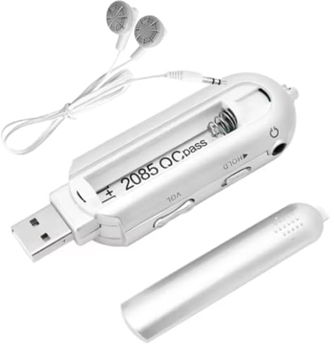 Lecteur de Musique MP3 - Lecteur MP3 Portatif sur Piles,Lecteur USB Voiture avec Écran LCD pour Maison Camping Sport Extérieur