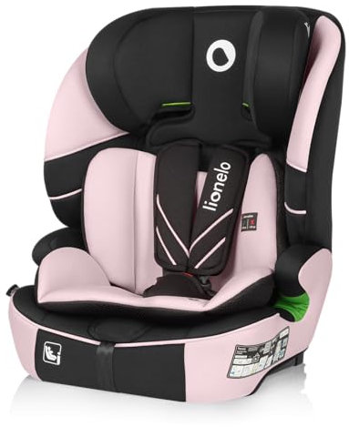 Lionelo LEVI FIX I-SIZE Kindersitz 76-150 cm bis zu 36 kg, Gruppe 1 2 3, Seitenschutz, 10 Grad Kopfstützenverstellung, ISOFIX und Top Tether Montage, R129 i-Size