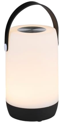 GRUNDIG Nachttischlampe LED – Tischlampe kabellos dimmbar – Nachtlicht mit USB-C – Stilllicht warm/kaltweiß