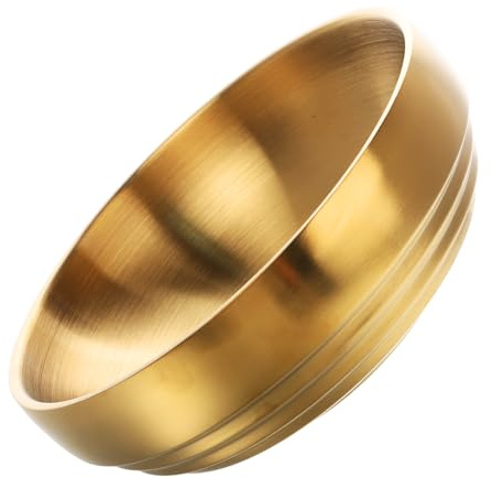 ORFOFE Dekoschale Gold Rund Aus Edelstahl Schmuckaufbewahrungsschale Für Schlüssel Münzen Und Kleinigkeiten Als Schlüsselablage Im Eingangsbereich Oder Schale Für Den Couchtisch