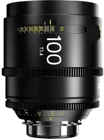 DZOFilm Arles 25mm 35mm 50mm 75mm 100mm T1.4 Large Aperture Prime Cine Lens Kit FF VV ARRI PL Mount Camera Lenses(100mm)