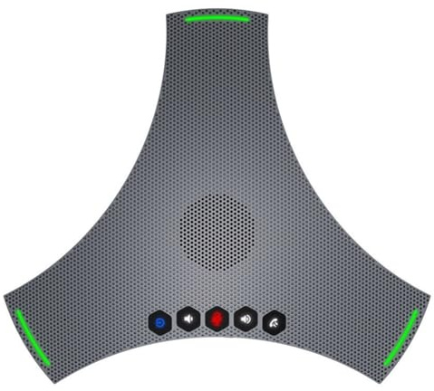 Tuidzljd Omni-Directional Microphone Portable Conference Speaker -5M Pickup Radius Bluetooth Wireless USB Cascade Microphone