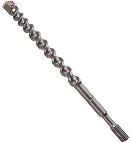 BOSCH HC4091 - Broca de martillo giratorio para perforación de hormigón, 1-1/2 pulgadas x 21 pulgadas, color gris