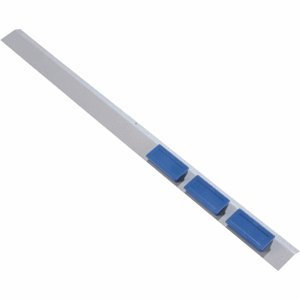Dahle 10 x Profilleiste 100x3,5cm magnetisch zum Nageln astralsilber