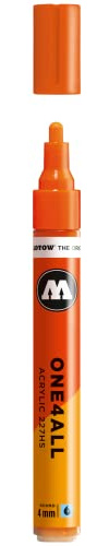 Molotow One4All 227 Lackmarker Einzelmarker Design Marker 40 Farben (085 Dare Orange)