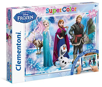Clementoni 20702.2 - Puzzle App 104 Teile Frozen