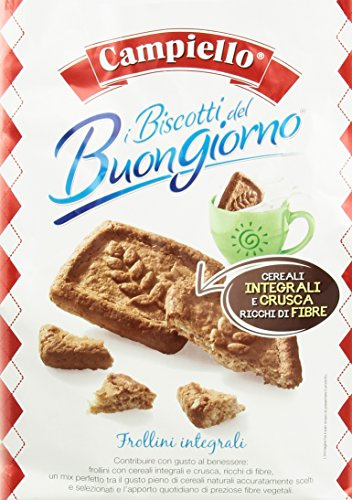 Campiello i Biscotti del Buongiorno Frollini Integrali con cereali e crusca kekse mit Vollkornprodukten und Kleie 700g biscuits cookies 100% Italienische Kekse