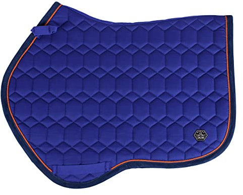 QHP Schabracke Eldorado anatomisch geformter Rücken gestepptes Wabenmuster; Q-Cross Line (Warmblut VS, Tangerine)