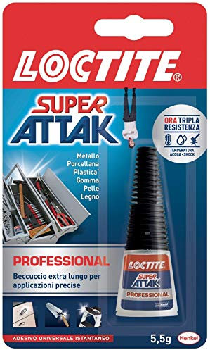 SUPER ATTAK LOCTITE 5,5 GR PRECISION COLLA ADESIVO UNIVERSALE FORTE ISTANTANEO