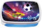 Wandtattoo Loft Brotdose Kinder mit Fussball Motiv blau, Brotzeitbox Kinder Schule, Einschulung Kinder, Brotdose Kinder, Butterbrotdose Kinder, Lunchbox Kinder, Brotdose Fussball, Brotdose Grundschule