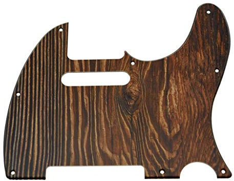 Dopro 8-Loch-Schlagbrett für Tele-Gitarre, 3D-Druck, Kunststoff, für USA/Mexikanische Fender Telecaster Holzmuster