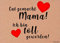 WB wohn trends Postkarte, Gut gemacht Mama ich Bin toll geworden, Mutter-Tag Vintage Karton braun 10,5x14,8cm A6