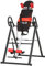 HOMCOM Tabla de Inversión Plegable con Bloqueo de Inclinación y Seguridad, Ajustable hasta 90° para Aliviar Espalda y Mejorar la Circulación 79x114x153 cm Rojo y Negro