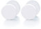 4MM Bianco Cerchio Orecchini da Uomo Donna, Finto Dilatatore Fake Cheater Plug Gauges, Acciaio Inossidabile, 1 Paio