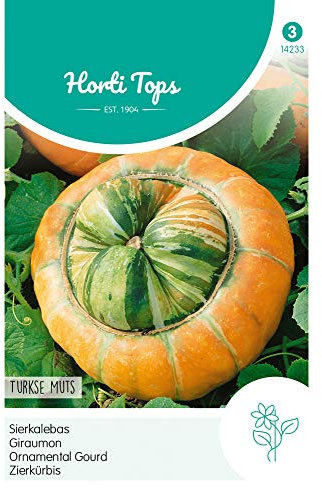 Hortitops 14233 Zierkürbis Bischofsmütze (Zierkürbissamen)