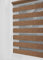 Tom'Shop® Doppelrollo DuoRollo [Holzlook Gold, 100cm x 220cm] Duo Rollos für Fenster Klemmfix ohne Bohren mit Klämmträger Fensterabdeckung Fensterrollo leichte Montage