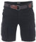 riverso Herren Cargo Shorts RIVJakob Kurze Hose Regular Bermuda 100% Baumwolle Mit Gürtel Schwarz w31, Größe:W 31, Farbe:Black (24000)